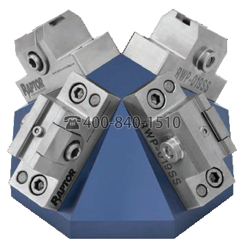 Raptor Workholding-RWP-019-4X45T-45燕尾夹具  ，度墓碑 4 RWP-019SS 燕尾固定装置，带 1.5 英寸燕尾底座