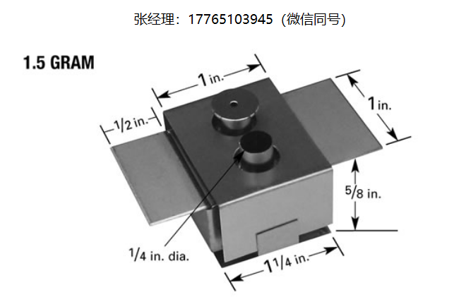 RD Mathis 1.5g SO-21蒸发舟、真空镀膜蒸发舟