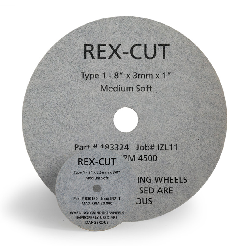 Rex-Cut,T1 去毛刺和表面整理砂轮,激光钎焊表面整理轮