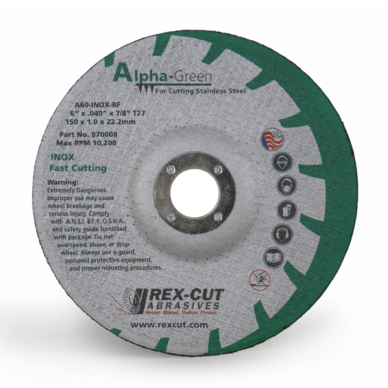 Rex-Cut,切割砂轮,Alpha-Green
