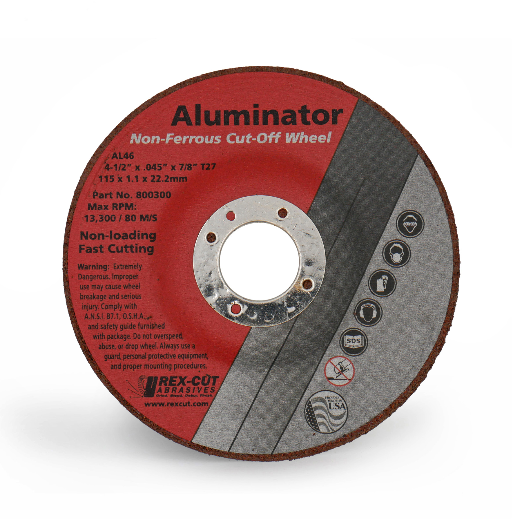 Rex-Cut,切割砂轮,Aluminator