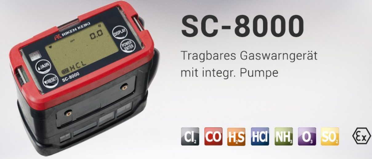 德国RKI Analytical SC-8000便携式有毒气体检测仪