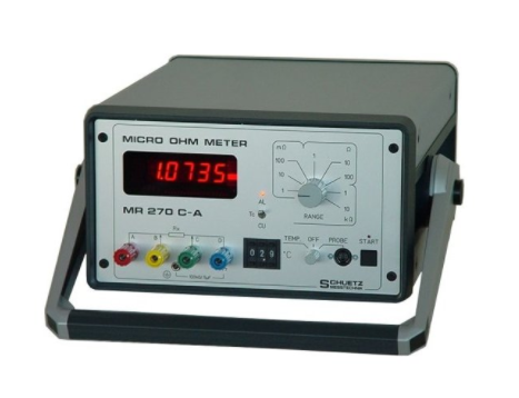Schuetz MR270C-A 欧姆表，欧姆计，电阻测量系统，电阻测量仪，数字欧姆表开尔文夹具，精密夹持装置，电缆行业专用，