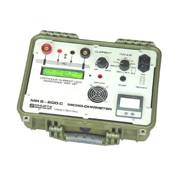 德国SCHUETZ MR5-200C 微欧计, 用于测量极低电阻物体