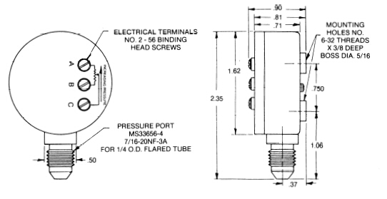 3000/3100/3200/3500 Pressure Sensors & Transducers 压力传感器