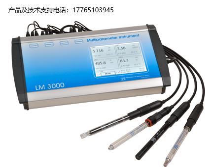 Sensortechnik Meinsberg LM3000实验室多参数系统LM3000 pH值，氧化还原电势，ISE，电导率，氧含量，氯，温度和其他变量测量