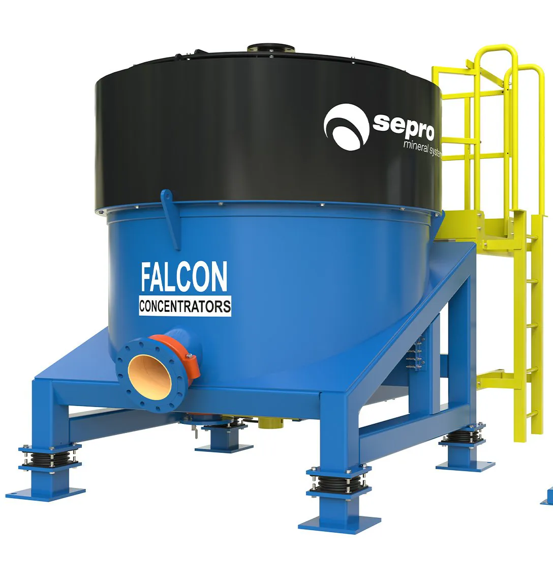 Falcon C系列连续重力选矿机，连续排矿离心机，金矿重力选矿机 ，专门用于需要高质量产量与矿物精矿比的矿物回收应用