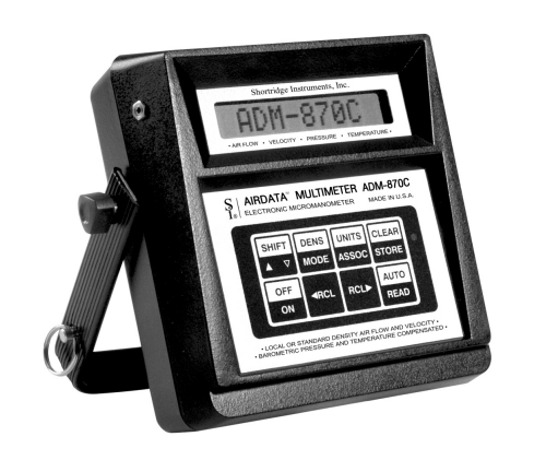 美国Shortridge Instruments ADM 870C数据万用表,电子微压力计,AirData万用表