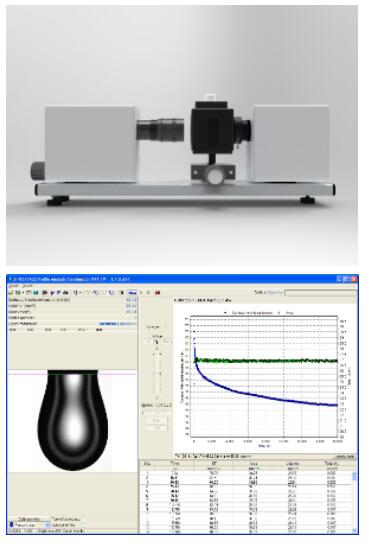 Sinterface PAT1P剖面分析张力计，剖面张力计，剖面分析张力计PAT1M，高端全自动轮廓分析仪，测量液体表面张力，张力计，固体表面接触角，固体表面的接触角测量，固体聚合物表面接触角，测量粉末固体的接触角，接触角，固体表面动态接触角，接触角表面张力仪