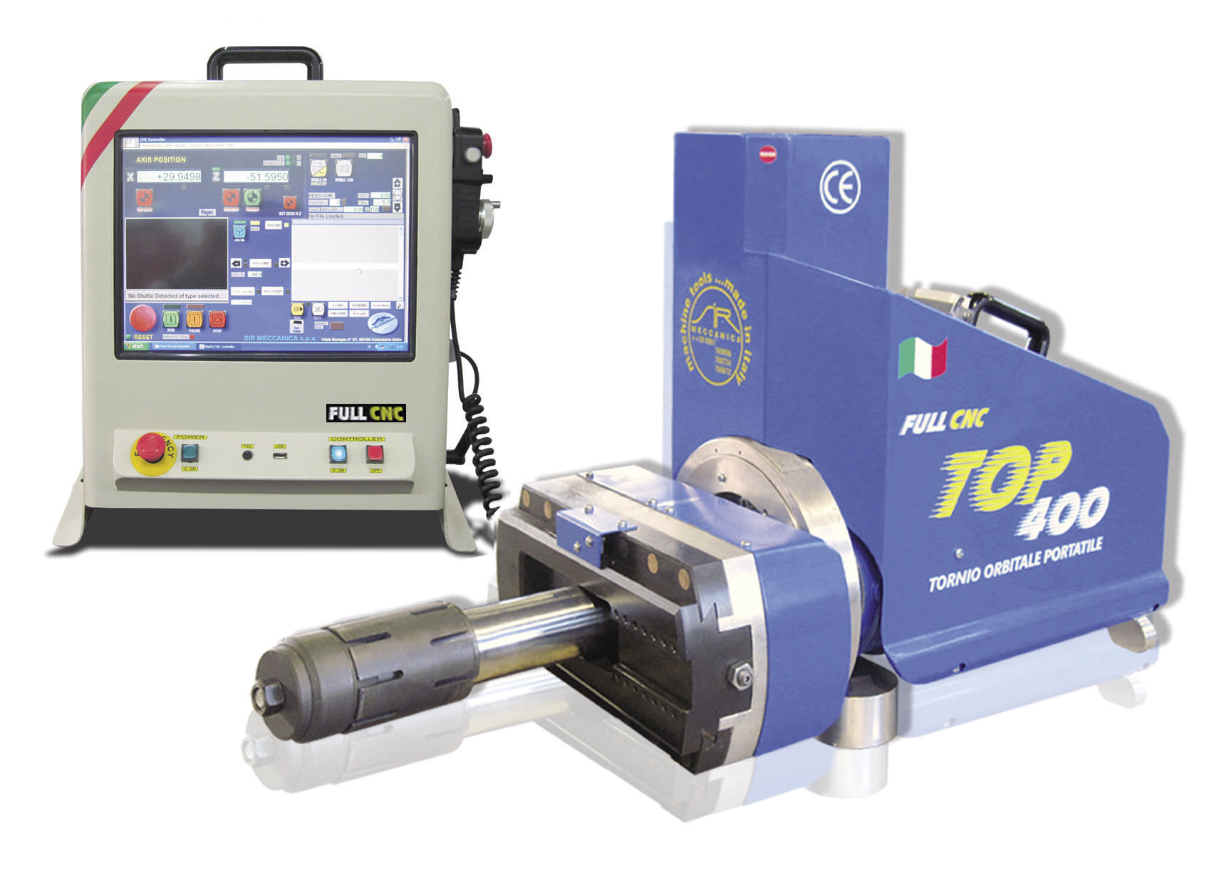 Top 400 CNC lathe / horizontal / orbital / portable ø 70 – 400 mm