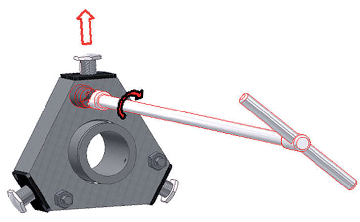 Fixed mechanical support / centring Sir Meccanica S.p.A.