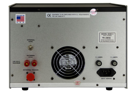 美国SOLAR ELECTRONICS瞬态脉冲发生器,0.15 μS – 5.0 μS – 10.0 μS传导瞬态敏感性测试
