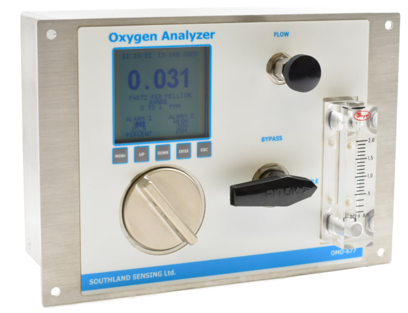 美国Southland Sensing-OMD-677 Oxygen Analyzer 在线痕量氧分析仪