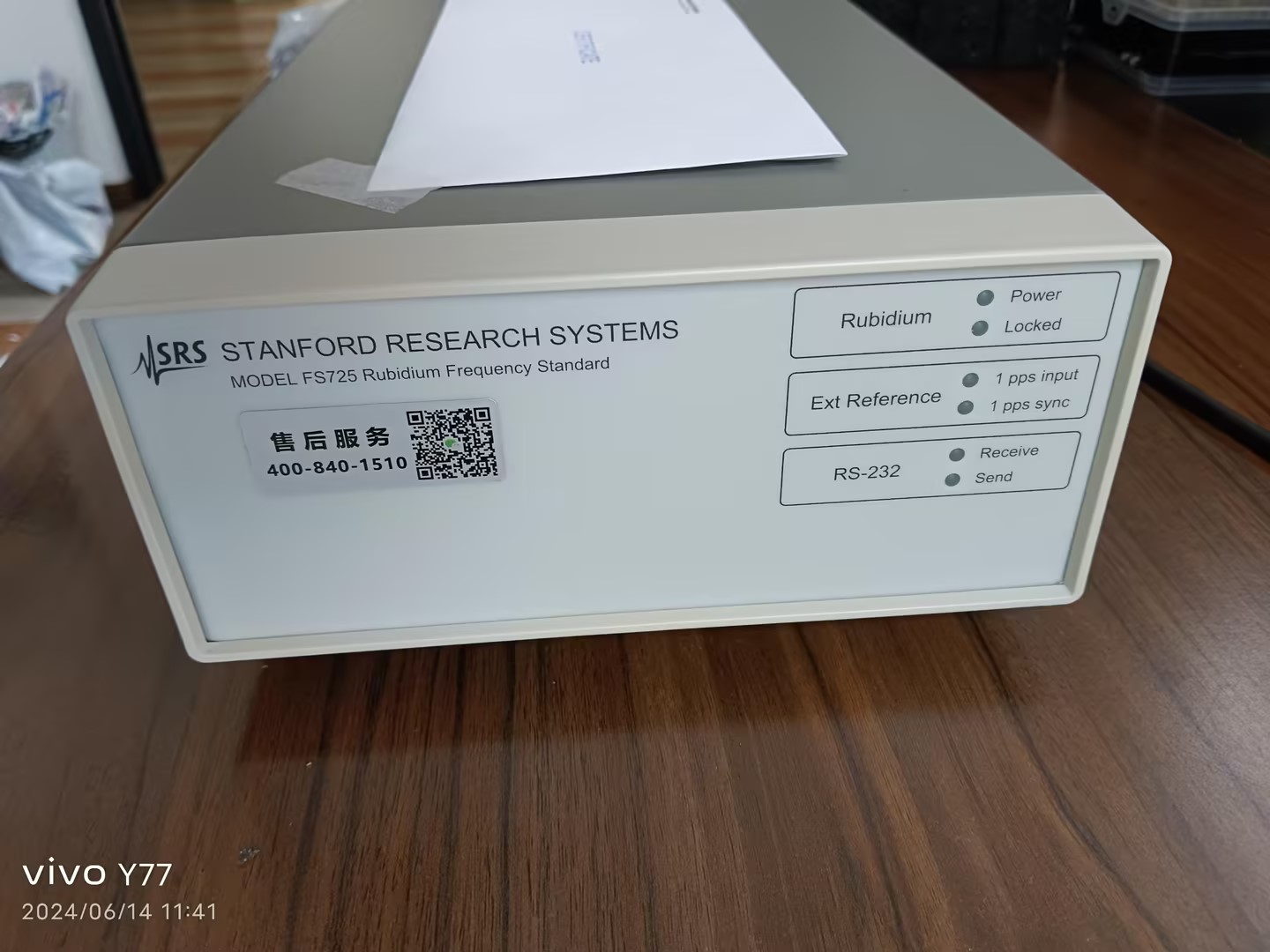 美国	Stanford Research Systems斯坦福 SRS FS725台式铷钟,铷时基