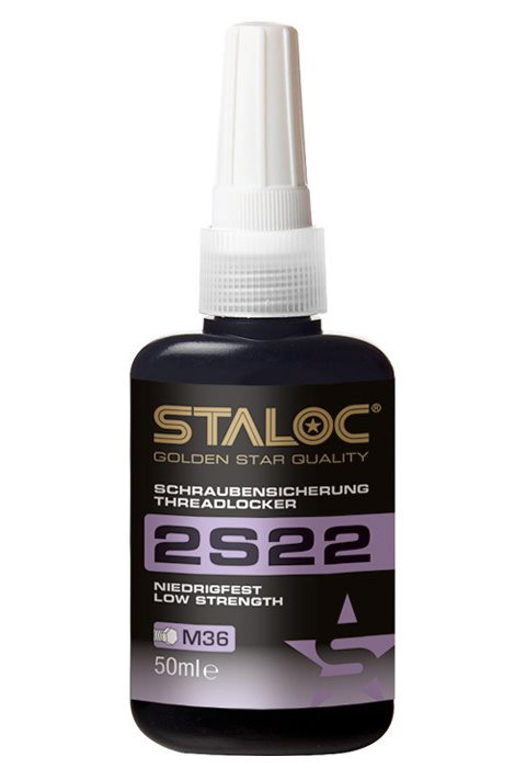 STALOC 厌氧粘合剂 厌氧胶 密封胶 螺纹胶 2S22 低强度 螺纹胶 紫色