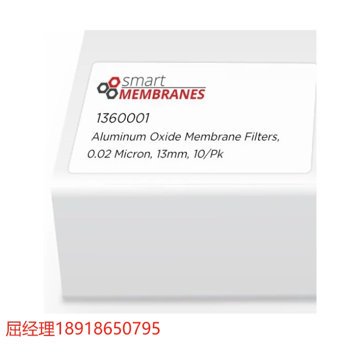 Sterlitech过滤器 Aluminum Oxide Membranes 氧化铝膜136000 11360010 可用于纳米材料、催化剂或其他纳米颗粒的分离与纯化等