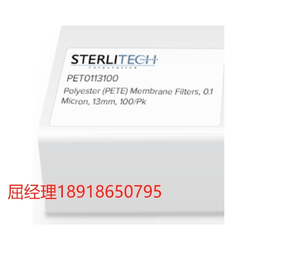 sterlitech 过滤器 PTFE Membranes PET0113100  可用于过滤强酸和腐蚀性溶液 排气、相分离、伽马射线灭菌的应用 透气等