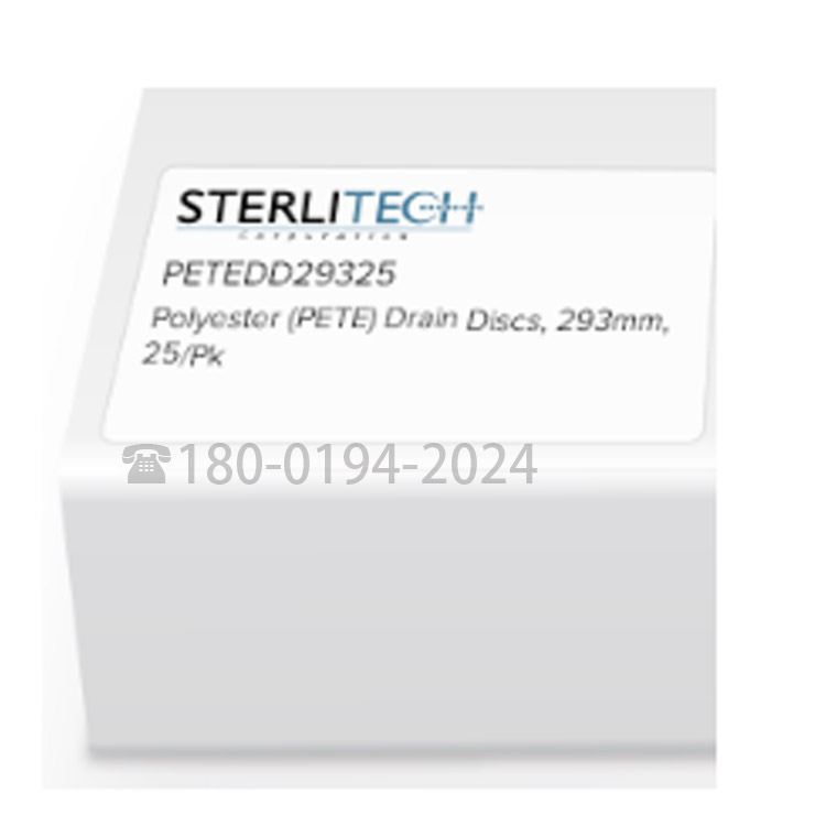 Sterlitech,293毫米聚酯引流支撑圆片,助滤片,滤膜,PETEDD29325,