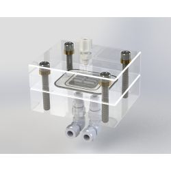 Sterlitech Innovator – 交叉流过滤器 横流膜池 CF016 Cell Assembly, Crossflow, Acrylic (CF016A)