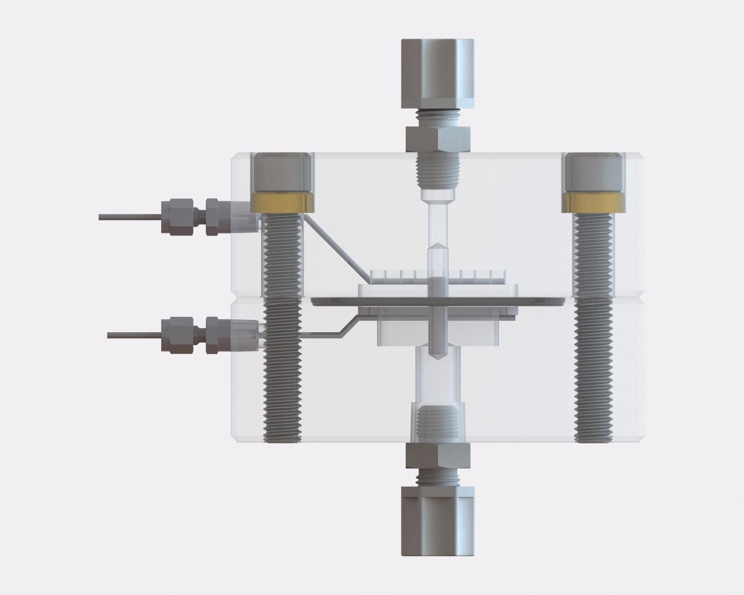 美国 Sterlitech CF016A Electrode Modified Crossflow Assembly, Acrylic