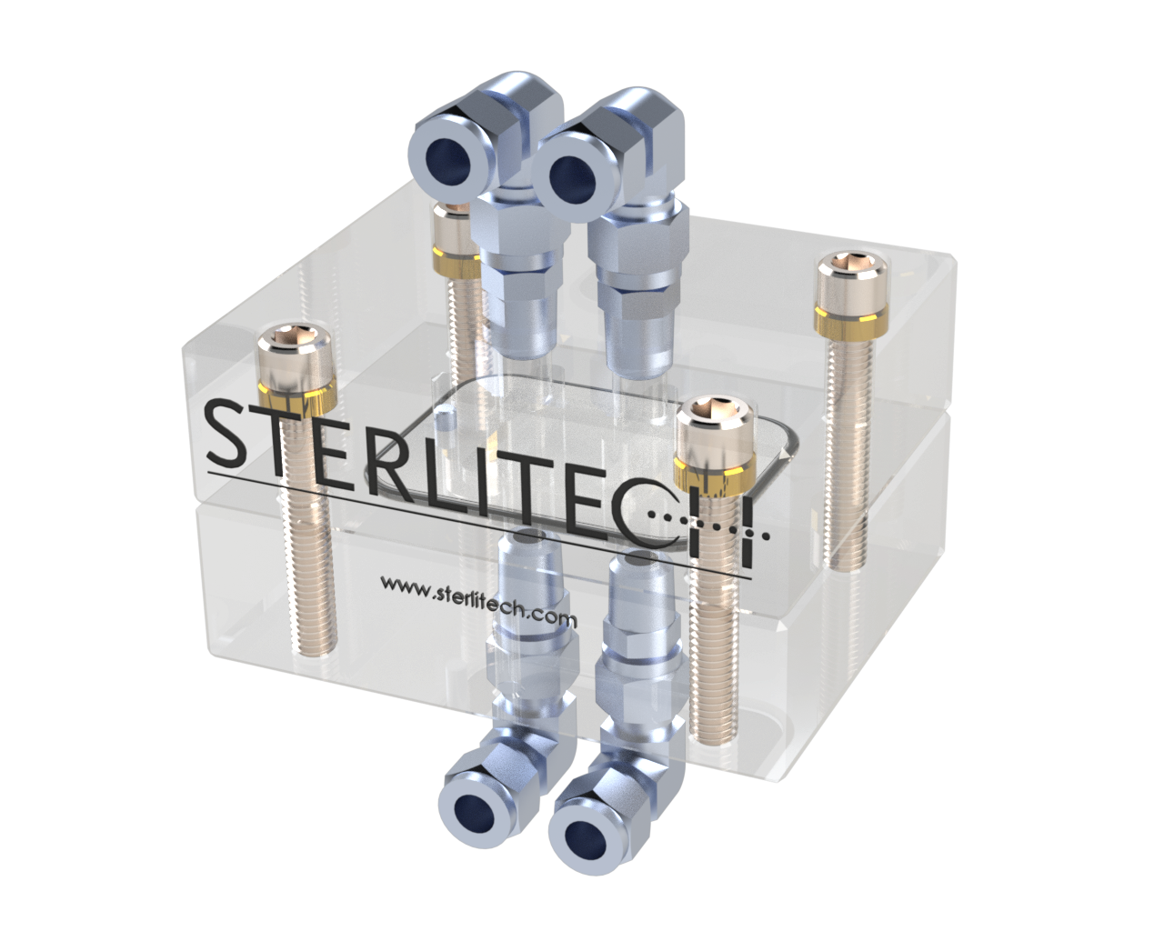 美国 Sterlitech CF016 Cell Assembly, Forward Osmosis, Acrylic (CF016A-FO) 正渗透膜池