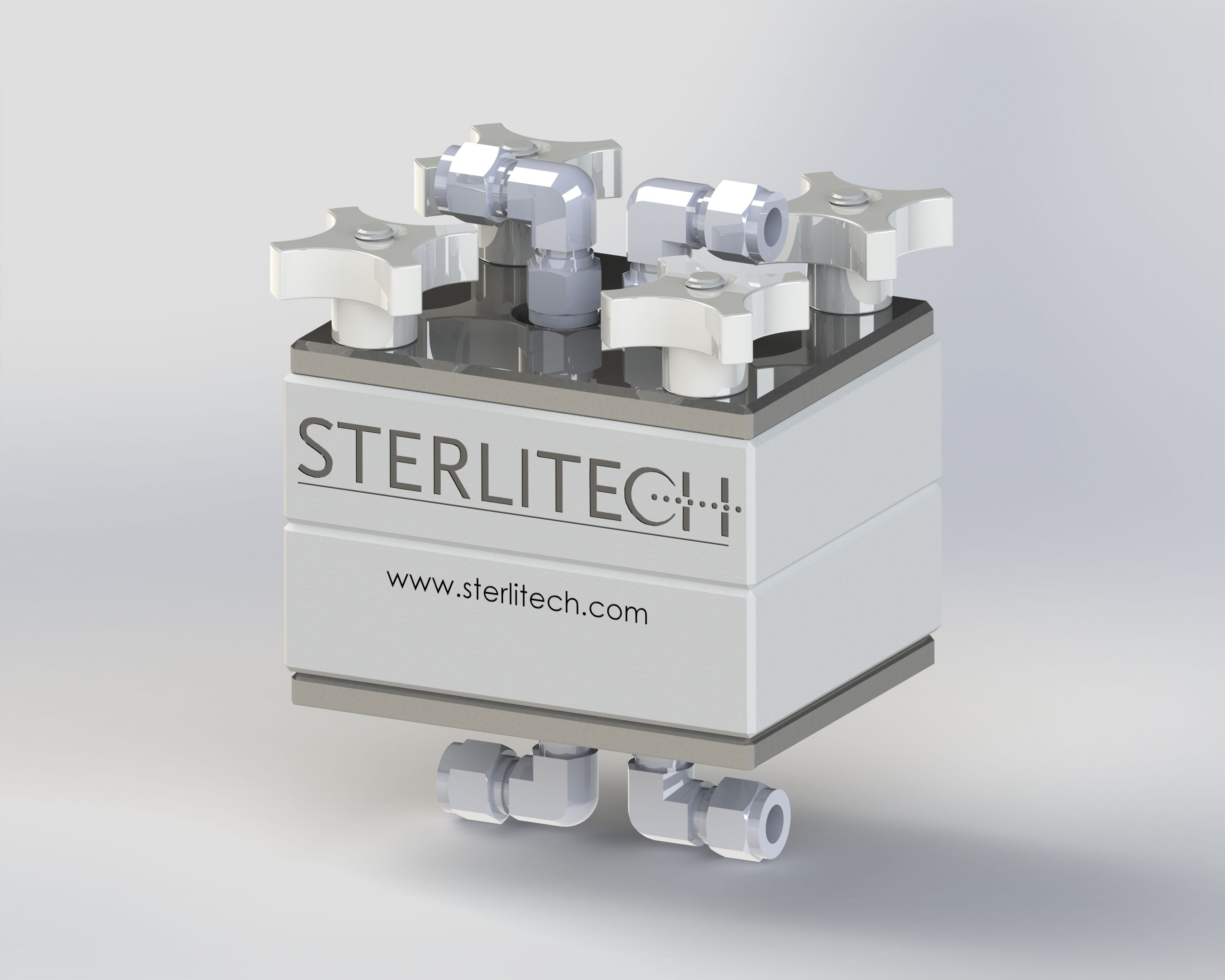美国 Sterlitech CF016 Cell Assembly, Forward Osmosis, Acetal Copolymer (Delrin) (CF016D-FO) 正渗透膜池