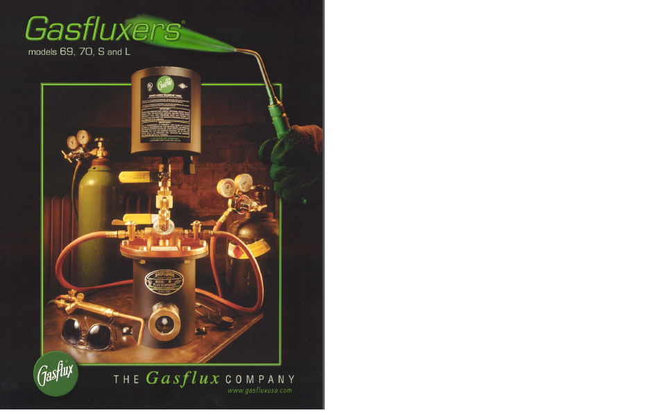 The Gasflux Company GASFLUXER, MODEL 69 COMPLETE 269001T 助焊罐