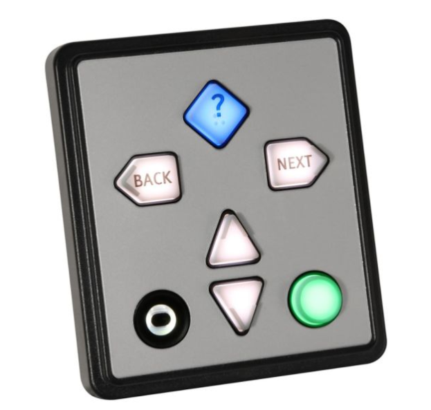 英国Storm Interface辅助科技产品导航板™照明， 6 个按钮， USB， 音频处理器