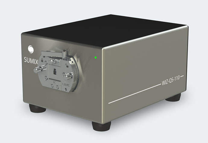 Sumix WIZ-QS-110白光干涉仪，用于大批量生产环境中单光纤连接器、插套和裸光纤的干涉检测