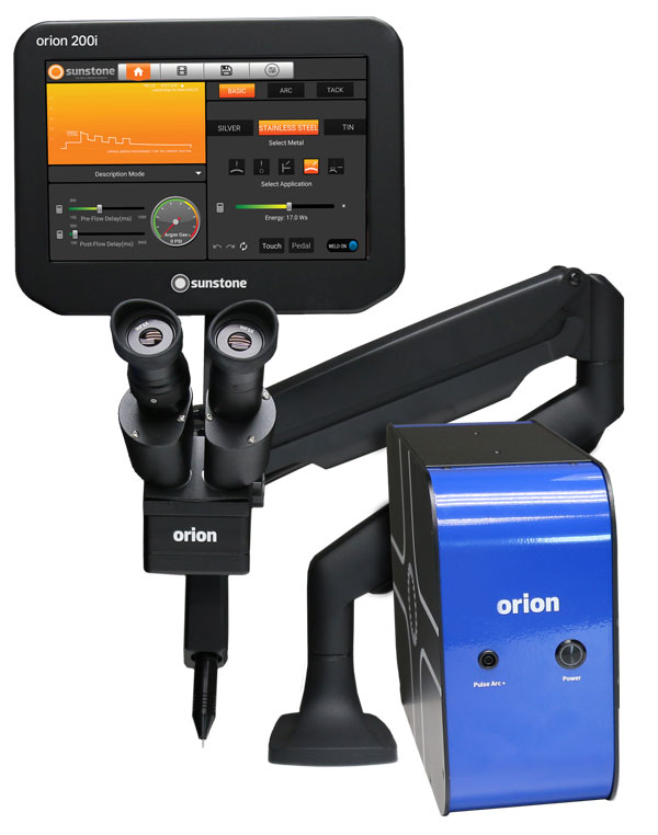 Orion 200i 脉冲弧焊机，脉冲氩弧焊机，微型TIG，增量0.01焦耳，拥有高达200焦耳的脉冲电弧焊接能量