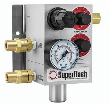美国SuperFlash, SuperShield 2 ,气体可调气体混配器,用户能够定制和使用自己想要的混合物