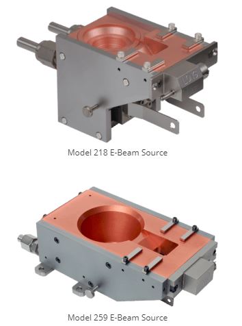 Single Pocket UHV Soruces 单坩埚超高压电子束源Model218, Model 259