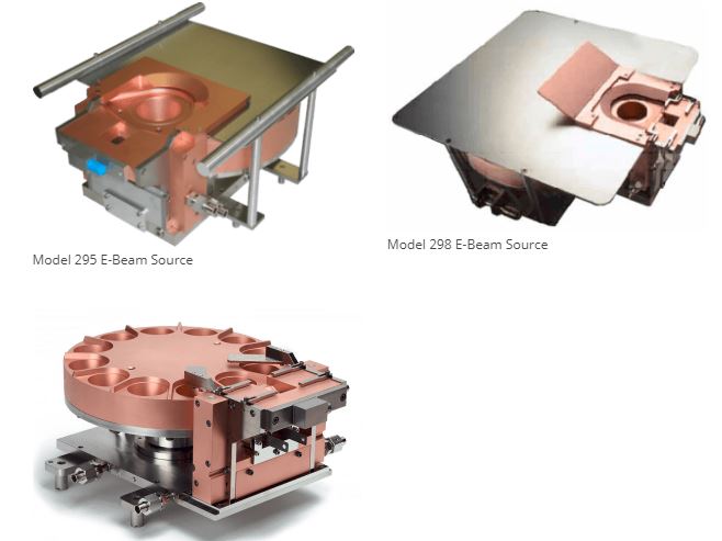 High Capacity Multi-Pocket Sources大容量多坩埚源： Model 295; Model 298; Model 285