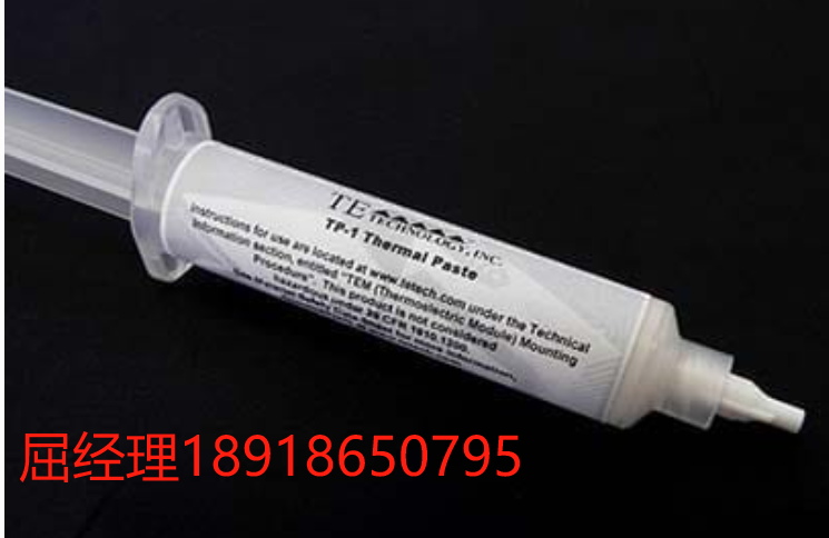 美国TE Technology 冷却器配件 用于构建和测试热电 （Peltier） 冷却系统的导热膏和其他附件 TP-1 系列