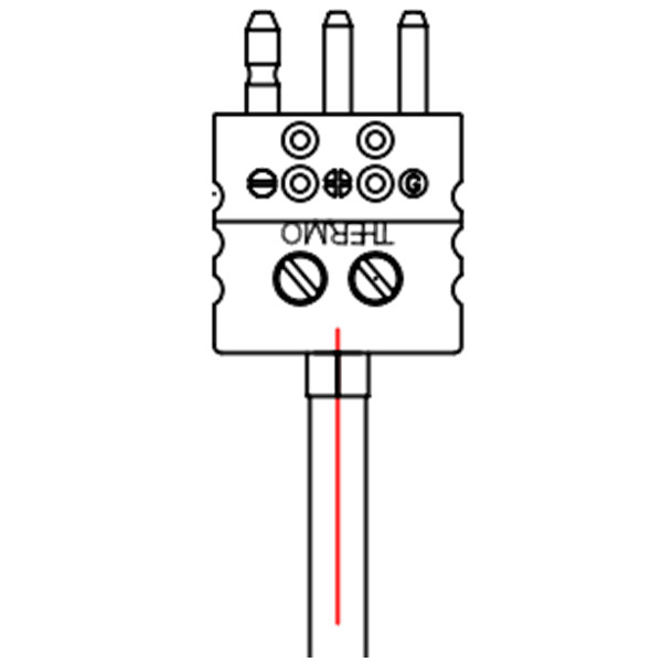 美国THERMO ELECTRIC 浸入式温度传感器,电阻温度检测器,带快速断开接头的电阻温度传感器