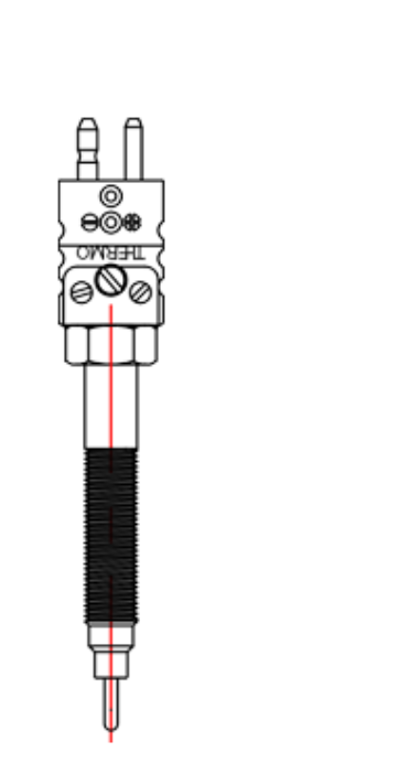 美国 Thermo Electric 塑料熔体热电偶,浸入式温度传感器,电阻温度检测器塑料熔体螺栓