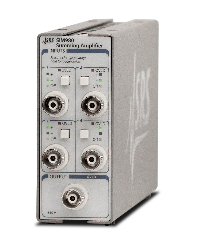 SRS,Stanford Research Systems,SIM系列,SIM980,1 MHz 模拟加法放大器