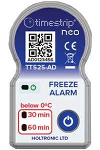 英国Timestrip neo 电子冻结报警指示器