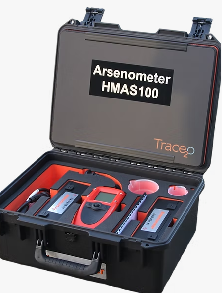 英国trace2o,砷矿计 HMAS100,可在现场分析水样,检测低至 5ppb 的砷含量