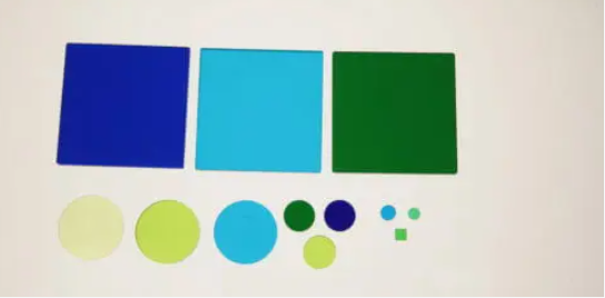 UQG OPTICS Hoya Filters – Blue & Green Colour Glass Hoya滤镜 – 蓝色和绿色玻璃