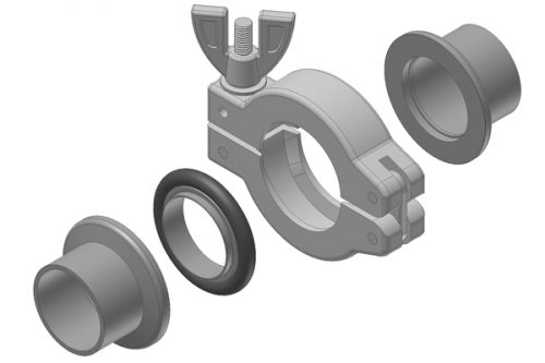 KF法兰组件 KF Components - VACOM真空类设备 真空腔 真空腔窗片 真空穿通件 真空腔观察窗 真空阀门