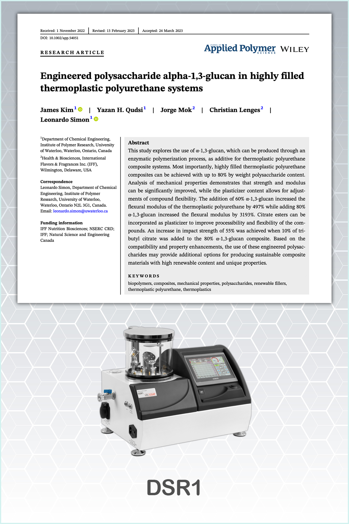 【论文】Vac Coat Magnetron Sputter Coater for SEM Investigation of Polymeric Structures