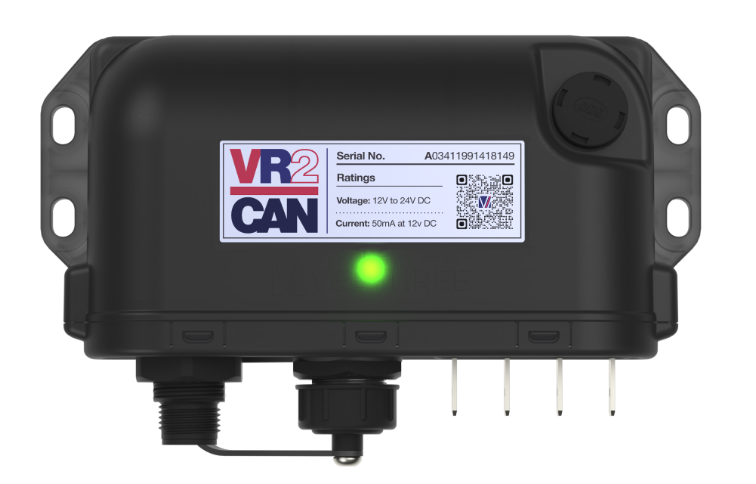 美国VEETHREE,VR2CAN 双发送器接口,电压/电阻发送器到 J1939 / NMEA2000™ 转换器