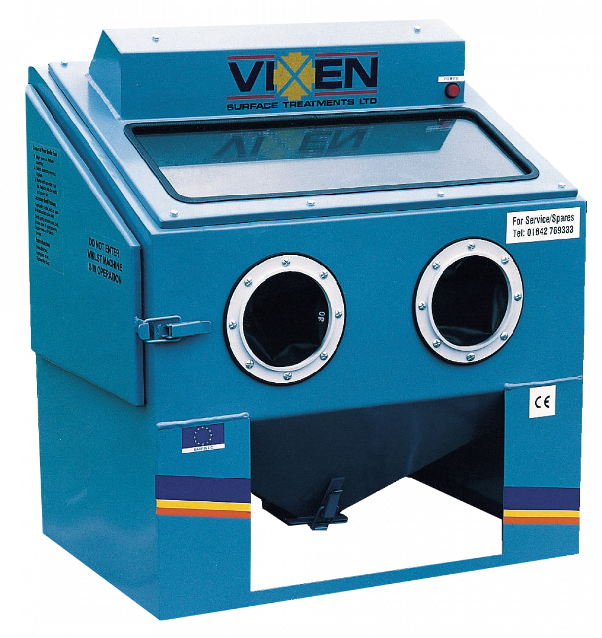 英国 Vixen Fox 10 台式机器 干式喷砂清洁柜