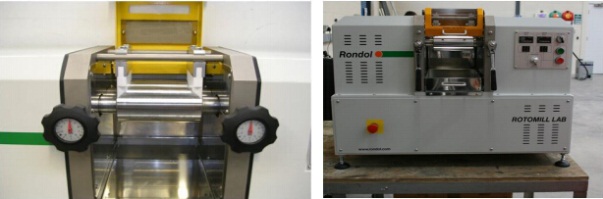 Rondol Technology Ltd.公司Rotomill Lab – Two Roll Mill Electric Heating Model: 75/150 Rotomill Lab双辊机