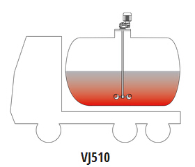 TANK AGITATOR: VISCO JET® VJ510搅拌器