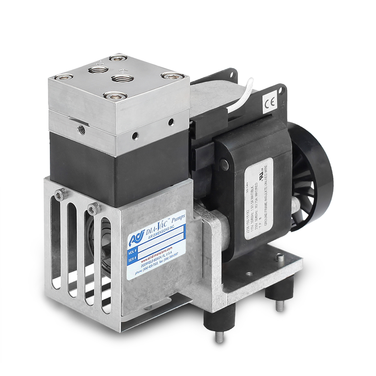 B-Series Heated Head Dia-Vac® Pump B系列加热头泵