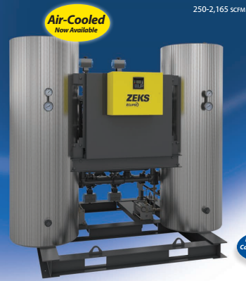 ZEKS ECLIPSE 250-2,165SCFM加热压缩空气干燥器