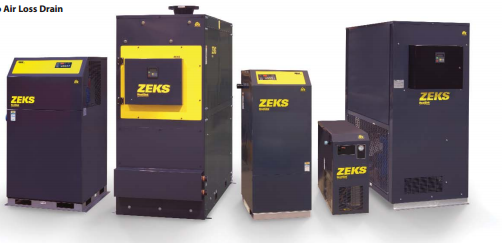 ZEKS HeatSink 150-2400 scfm冷冻式压缩空气干燥器